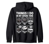 Funny Things I do in my Spare Time Pig Farm Animal Zip Hoodie