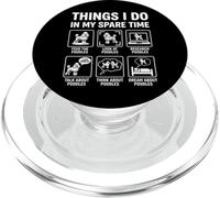 Funny Things I do in my Spare Time Poodle Dog Owner PopSockets PopGrip for MagSafe