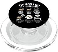 Funny Things I do in my Spare Time Sheep Farm Animal PopSockets PopGrip for MagSafe
