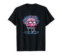 Funny Thinking Brain on School Chair Costume T-Shirt