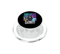Funny Third Grade Feral Raccoon Here I Am Back to School PopSockets PopGrip for MagSafe