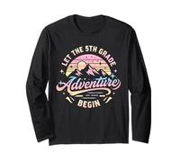 Funny Third Grade Saying Back to School Adventure Design Long Sleeve T-Shirt