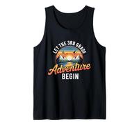 Funny Third Grade Saying Back to School Adventure Design Tank Top