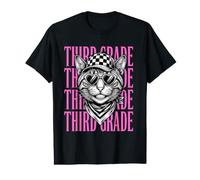 Funny Third Grade Teacher Feral Cat Back to School Students Value Graphic T-Shirt