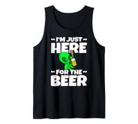 Funny Thirsty Alien I'm Just Here for The Beer Tank Top