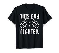 Funny This Guy Is a Fighter Fitness Strength Fight T-Shirt