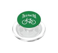 Funny This is How I Roll with Bike for bicycle enthusiasts PopSockets PopGrip for MagSafe