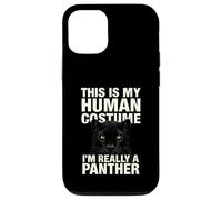 Funny This Is My Human Costume Animal Lover Shirt Panther Case for iPhone 12/12 Pro