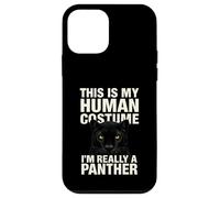 Funny This Is My Human Costume Animal Lover Shirt Panther Case for iPhone 12 mini