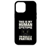 Funny This Is My Human Costume Animal Lover Shirt Panther Case for iPhone 12 Pro Max