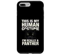 Funny This Is My Human Costume Animal Lover Shirt Panther Case for iPhone 7 Plus/8 Plus