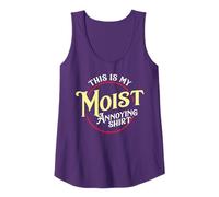 Funny This Is My Moist Annoying Shirt Pun Uncomfortable Tank Top