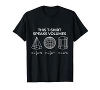 Funny This T-Shirt Speaks Volumes Math Pun Geometry Teacher T-Shirt