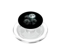 Funny Three Aliens Howling At The Moon UFO Sci-Fi PopSockets PopGrip for MagSafe
