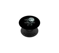 Funny Three Cats Howling At The Moon Humor PopSockets Adhesive PopGrip