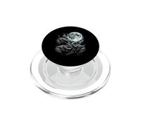 Funny Three Elephants Howling At The Moon Humor PopSockets PopGrip for MagSafe