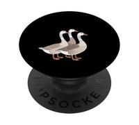 Funny Three Geese Standing Together Minimalist PopSockets Adhesive PopGrip