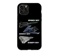 Funny Three Jets Supersonic Stealth Fighters Case for iPhone 11 Pro