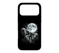 Funny Three Roaring Lions At The Moon Humor Case for iPhone 17 Pro Max