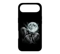 Funny Three Roaring Lions At The Moon Humor Case for iPhone Air