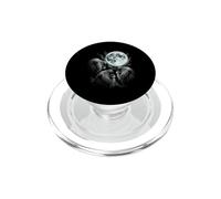 Funny Three Roaring Lions At The Moon Humor PopSockets PopGrip for MagSafe