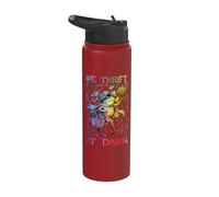 Funny Thrifter Frog Meme We Thrift at Dawn Thrifting Vintage Stainless Steel Insulated Water Bottle