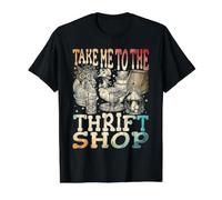 Funny Thrifting Goose Take Me Thrift Shop Thrifter Vintage Value Graphic T-Shirt, Men, Black, XL