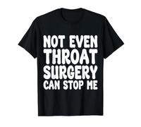 Funny Throat Surgery, Throat Operation Recovery Value Graphic T-Shirt, Men, Black, L