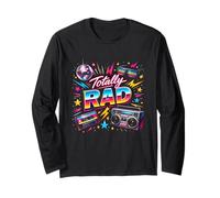 Funny Throwback 80s Totally Rad Classic Retro Fun Times Long Sleeve T-Shirt