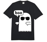 Funny Thumbs Down Ghost Sunglasses Screaming Boo Disapproval Comfort Colors Adult Heavyweight T-Shirt