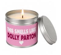Funny Tin Candle for Women Men Dolly Parton Country Music Icon