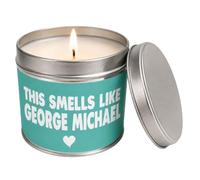 Funny Tin Candle for Women Men George Michael Vanilla Soy Wax