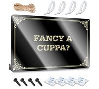 Funny Tin Metal Signs Fancy A Cuppa? Metal Sign Man Cave Furniture Bathroom Art Wall Decor (Color : Colour, Size : 20X30CM)