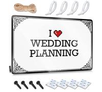 Funny Tin Sign I Love Wedding Planning Tin Sign Bedroom Door Decor Bar Signs For Man Cave(20X30CM)