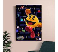 Funny Tin Sign Pac Man Super Smash Bros Antique Plaque Rustic Poster Bar Home Wall Decor 8x12 Inch.
