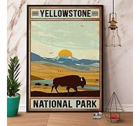 Funny Tin Sign Yellowstone National Park metal tin sign Tin Sign Decoration Ideas Funny Home Bathroom Signs Tin Poster Patio Bar Man Cave 8x12 Inches