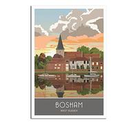Funny Tin Signs Bosham West Sussex Vintage Retro Man Cave Bar Pub Shed Novelty Gift Tin Wall Décor Metal Sign 20x30CM