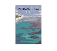 Funny Tin Signs Pernambuco Brazil Poster Wall Art Garden House Plaque for Bathroom Kitchen Cafe Wall Halloween Christmas Decor 30x30cm