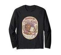 Funny Tired Moms Parenting Tips Club Coffee Chaos Advice Long Sleeve T-Shirt