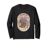Funny Tired Moms Walking Club Running On Coffee Chaos Walks Long Sleeve T-Shirt