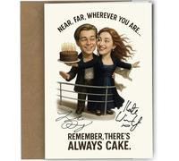 Funny Titanic Movie Parody Birthday Card for Him, Her, Friend no1995