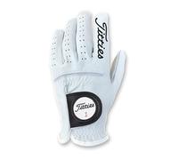 Funny Titties Parody Mens 100% Cabretta Leather All Weather Grip Golf Glove Left or Right Small Thur XXL Gag Gift Hillarious Hat (Black Text, Large, Left Hand Worn