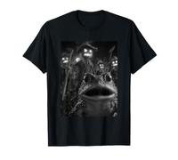 Funny Toad Selfie with Spooky Scarecrows Halloween Animal T-Shirt