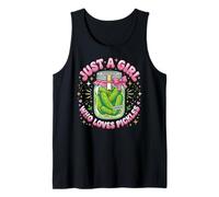 Funny Toddler Pickle Costume, Just a Girl who Loves Pickles Tank Top