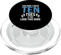 Funny Toe Amputee Toe Amputation PopSockets PopGrip for MagSafe