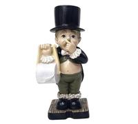 Funny Toilet Butler, Bathroom Decor, Resin Figure Toilet Paper Holder, Boy Holding Nose Design, Modern Sculpture, Home Decor for Shelf, Table, Desk,Stil 1