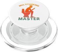 Funny Toilet King apparel - My Throne My Rules - Smartphone PopSockets PopGrip for MagSafe