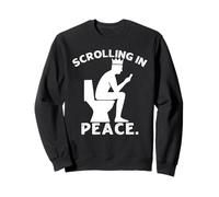 Funny Toilet King apparel - My Throne My Rules - Smartphone Sweatshirt