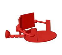 Funny Toilet Paper Holder, Creative Shape Tissue Paper Roll Stand for Bathroom, White Plastic Novelty Bathroom Decor Accessory