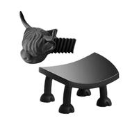 Funny Toilet Paper Holder, Unique Highland Cow Rack, Decorative Tissue Organizer with Art Design, Creative Bathroom Accessory for House Stand Shelf Wall Storage Use, 3.94 Inches